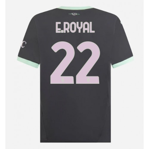 Dres AC Milan Emerson Royal #22 Rezervni 2024-25 Kratak Rukav